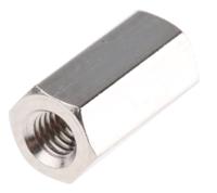 301310040050 Essentra Standoff, M3 x M3 Thread, 10mm Body, Brass, Female/Female