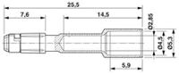 1605628 Phoenix Contact Female Crimp Circular Connector Contact, Contact Size 2mm, Wire Size 4 mm