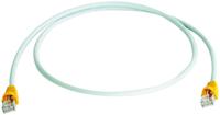 l00004a0064 Telegartner, 7.5m Cat6a, Grey RJ45 to Male RJ45 Male, S/FTP Shielded, Terminated LSZH Sheath