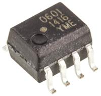hcpl-0601-000e Broadcom, HCPL-0601-000E DC Input Transistor Output Optocoupler, Surface Mount, 8-Pin SOIC