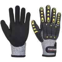 a722g8rxl Portwest Black, Grey High Performance Polyethylene, Nitrile, Thermoplastic Rubber, Nitrile Sandy, Fibreglass, Elastic