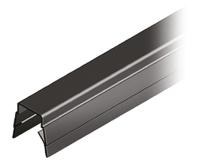 767-5623 RS PRO Black PP Cover Strip, 8mm Groove Size, 2m Length