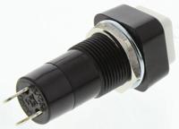 pbs-001b-1 Lumberg Push Button Switch, Momentary, Panel Mount, 12mm Cutout, SPST, 125/250V ac
