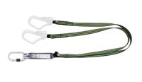 fa3040018 KRATOS SAFETY 1.8m Safety Rope Lanyard Screw Karabiner