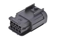 15326840 Delphi, GT 150 Automotive Connector Plug Black Cable Mount 8 Way, Crimp Termination