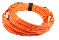 738-8515 RS PRO SC to SC Duplex Multi Mode OM1 Fibre Optic Cable, 62.5/125μm, Orange, 50m