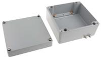 190-1874 RS PRO Aluminium Enclosure, IP66, IK09, 180 x 180 x 100mm