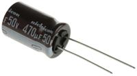 ups1h471mhd Nichicon 470μF Aluminium Electrolytic Capacitor 50V dc, Radial, Through Hole - UPS1H471MHD