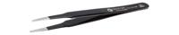 2asane6 ideal-tek 120 mm, Polyester (Handle), Stainless Steel (Body), Flat; Rounded, ESD Tweezers