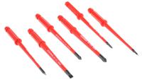 808062 Bahco Pozidriv; Slotted Interchangeable Insulated Screwdriver Set, 7-Piece