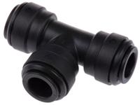 pm0210e John Guest PM Series Tee Tube-to-Tube Adaptor Push In 10 mm, Push In 10 mm to Push In 10 mm, Tube-to-Tube Connection