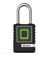 4901eurdlhcc Master Lock Fingerprint Weatherproof Padlock, 9mm Shackle
