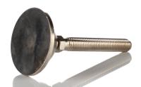 a070001 Nu-Tech Engineering M12 Steel Adjustable Foot, 450kg Static Load Capacity 10° Tilt Angle