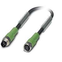 1533628 Phoenix Contact Male 3 way Plug M8 to Female 3 way Socket M8 Sensor Actuator Cable, 2.5 m