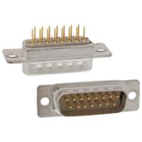 172-015-112r001 Norcomp 172 15 Way Panel Mount D-sub Connector Plug, 10.9mm Pitch