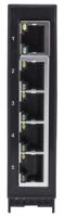 189-0537 RS PRO DIN Rail Mount Industrial Ethernet Switch, 5 RJ45 Ports, 1000Mbit/s Transmission, 5 → 30V dc