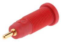 975459701 Hirschmann Test & Measurement Red Female Banana Socket, 2mm Connector, Solder Termination, 10A, 1000V ac/dc, Gold