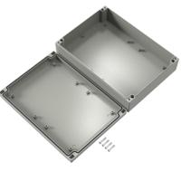 042028070 Rose Aluform Series Grey Die Cast Aluminium Enclosure, IP66, IK09, Grey Lid, 280 x 200 x 72mm