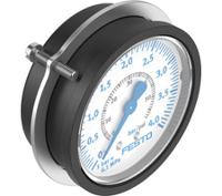 fmap-63-4-14-en Festo G 1/4 Analogue Pressure Gauge 4bar Panel 63mm Outside Diameter