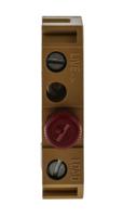 0211120000 Weidmuller  SAKS Series Yellow, 10mm², Single-Level, Screw Termination, Fused