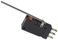 d2vw-01l1b-1chn Omron Long Hinge Lever Micro Switch, Solder Terminal, 100 mA @ 30 V dc, SPDT, IP67