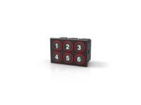 k09-01000003 EAO 6 Key Illuminated Keypad
