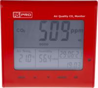 212-1725 RS PRO DT-802 Air Quality Monitor for CO2, Humidity, Temperature, +50°C Max, 90%RH Max, Mains-Powered