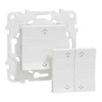 nu557120w Schneider Electric White Wireless Switch, 2 Gang, Wiser
