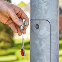 00-11-02 Knipex Diecast Zinc 7-way Control Cabinet Key, 5 → 11 mm Capacity