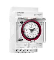 012800011 Grasslin Analogue DIN Rail Time Switch 230 V ac, 1-Channel