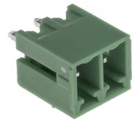 874-5180 RS PRO, 3.81mm Pitch, 2 Way, Pluggable Terminal Block, Header, Through Hole, Solder Termination
