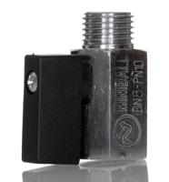 601112228 Norgren Nickel Plated Brass Reduced Bore, 2 Way, Ball Valve, Threaded, G 1/4in, -0.4 → 10bar Operating Pressure