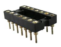 183-1562 RS PRO 2.54mm Pitch 14 Way, Through Hole Turned Pin IC Dip Socket, 3A