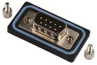 sdb-09pmmp-sl8001 Amphenol Industrial SDB 9 Way Through Hole D-sub Connector Plug