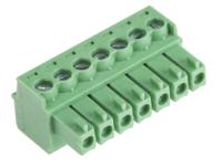 144-4068 RS PRO, 3.5mm Pitch, 7 Way, , Pluggable Terminal Block, Plug, Through Hole, Screw Termination
