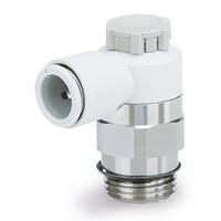 as2201f-u01-06a SMC AS Series Threaded Speed Controller, UNI 1/8 Male Inlet Port x Tube Outlet Port x Push In 6mm Tube Outlet Port