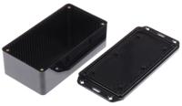 bim2005ip-blk CAMDENBOSS Series 2000 Series Black ABS Enclosure, IP65, Flanged, Black Lid, 170 x 80 x 50mm