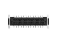 154718-e ERNI 154718 Series Vertical Surface PCB Header, 26 Contact(s), 1.27 mm Pitch, 2 Row, Shrouded