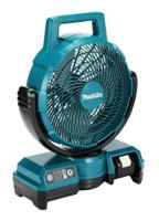 dcf203z Makita DCF Desk Fan 8.2cfm 235mm blade diameter 3 speed 14.4 V, 18 V