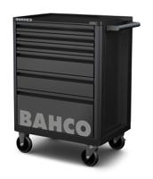 1472k6black Bahco 6 Drawer Solid Steel Wheeled Tool Trolley