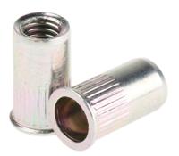 34367050230 Böllhoff Plain, M5 Steel Threaded Insert, 8mm diameter 7mm Depth 13mm