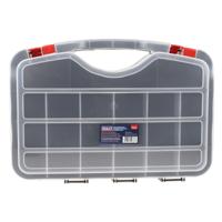 851-7515 RS PRO 42 Cell Clear PP, Adjustable Compartment Box, 95mm x 420mm x 300mm