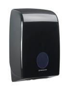 7171 Aquarius ABS Black Wall Mounting Paper Towel Dispenser, 265mm x 136mm x 399mm