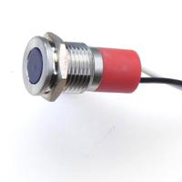 pl12sl053 CML Innovative Technologies PL12SL Series Blue Panel LED, 24V, 12mm Mounting Hole Size, Lead Wires Termination, IP67
