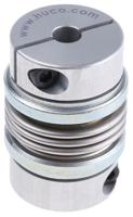 536262222 Huco Bellows Coupling, 26mm Outside Diameter, 6mm Bore, 37.5mm Length Coupler