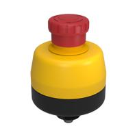 ssa-eb1p-22ecq8 Banner Twist Release Emergency Stop Push Button, Panel Mount, 30mm Cutout
