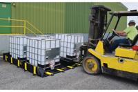 jen28512bl Justrite PVC Spill Containment for Chemical, 662L Capacity