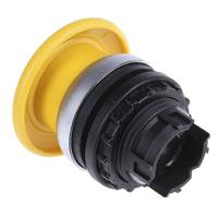 78635836-m22-dp-ym22-a Eaton RMQ Titan M22 Series Yellow Momentary Push Button Head, 22mm Cutout, IP66, IP67, IP69