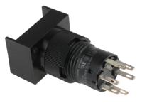 a3cj-7011 Omron A3C Series Illuminated Push Button Switch, Momentary, Panel Mount, 12mm Cutout, SPST, 250V ac, IP40