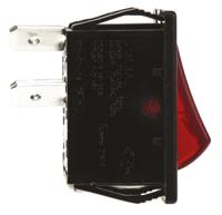 c1353alnae Arcolectric (Bulgin) Ltd Illuminated DPST, On-Off Rocker Switch Panel Mount